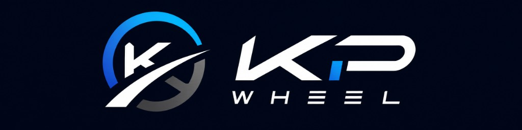 KP Wheel — KP Wheel logo for dark mode